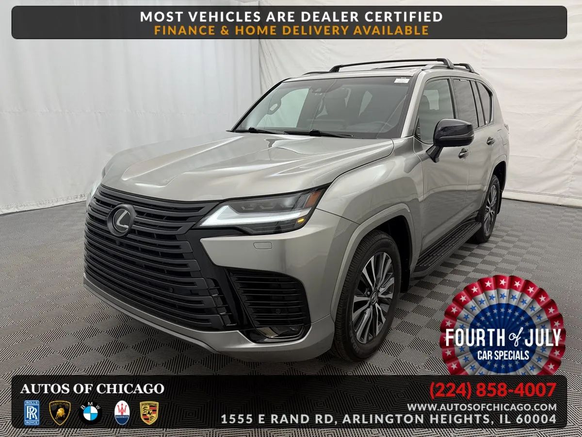 Silver 2023 Lexus LX SUV / Crossover All-Wheel Drive Automatic