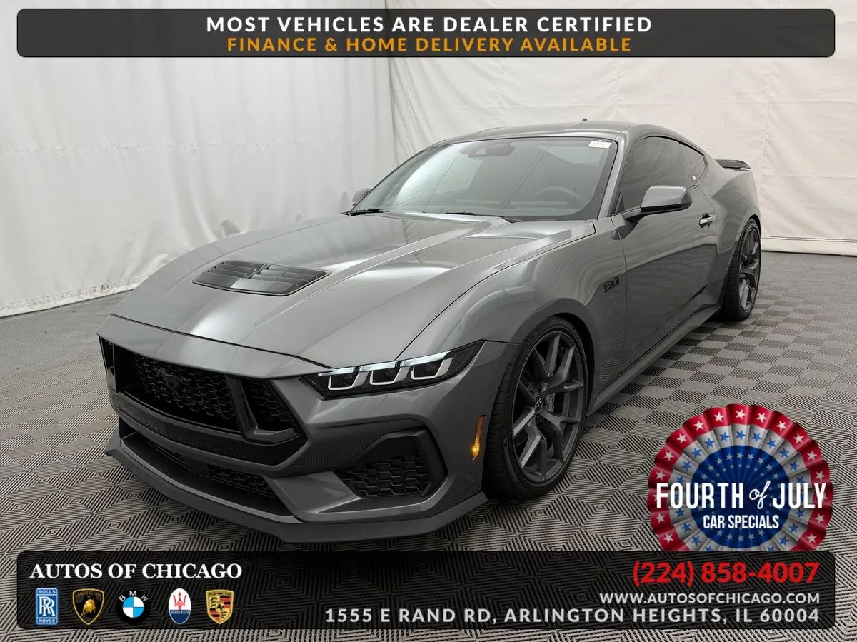 Carbonized Gray Metallic 2024 Ford Mustang Coupe Rear-Wheel Drive Automatic