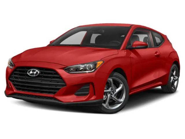 Red 2019 Hyundai Veloster Coupe Front-Wheel Drive Automatic