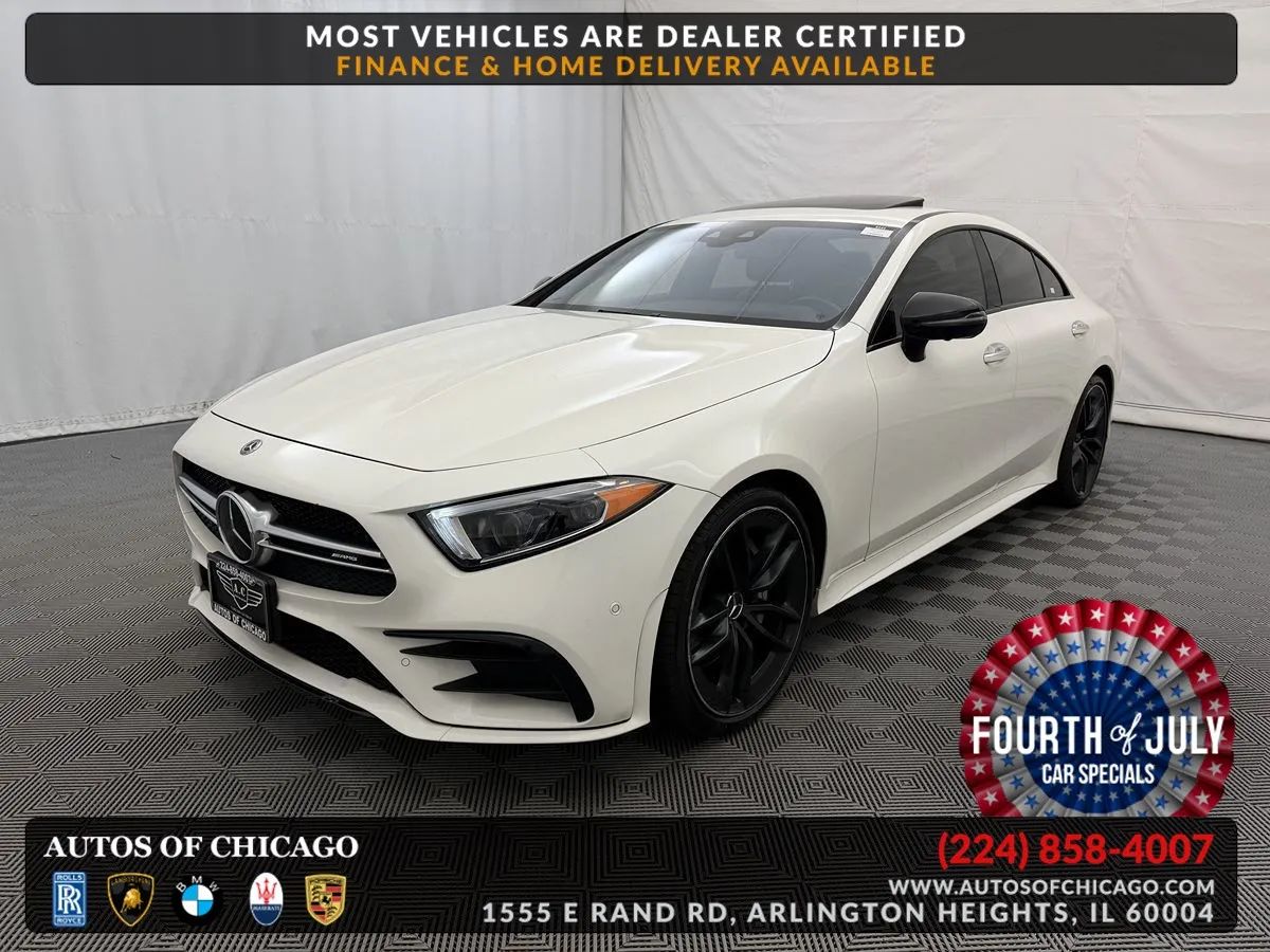 White 2020 Mercedes-Benz CLS Coupe All-Wheel Drive Automatic