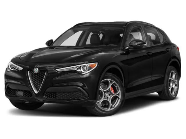 Vulcano Black Metallic 2018 Alfa Romeo Stelvio SUV / Crossover All-Wheel Drive Automatic