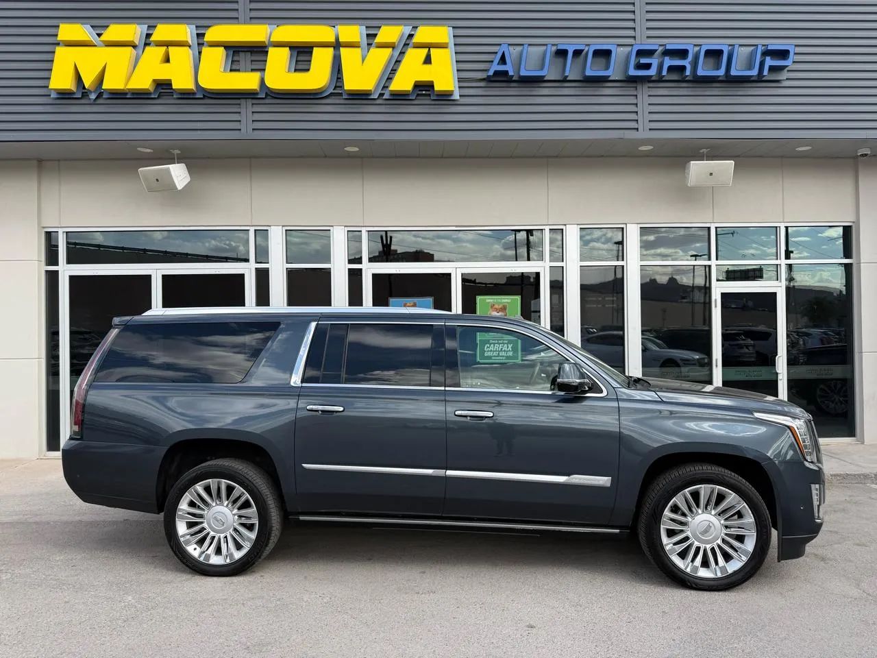 Gray 2019 Cadillac Escalade ESV SUV / Crossover Rear-Wheel Drive Automatic