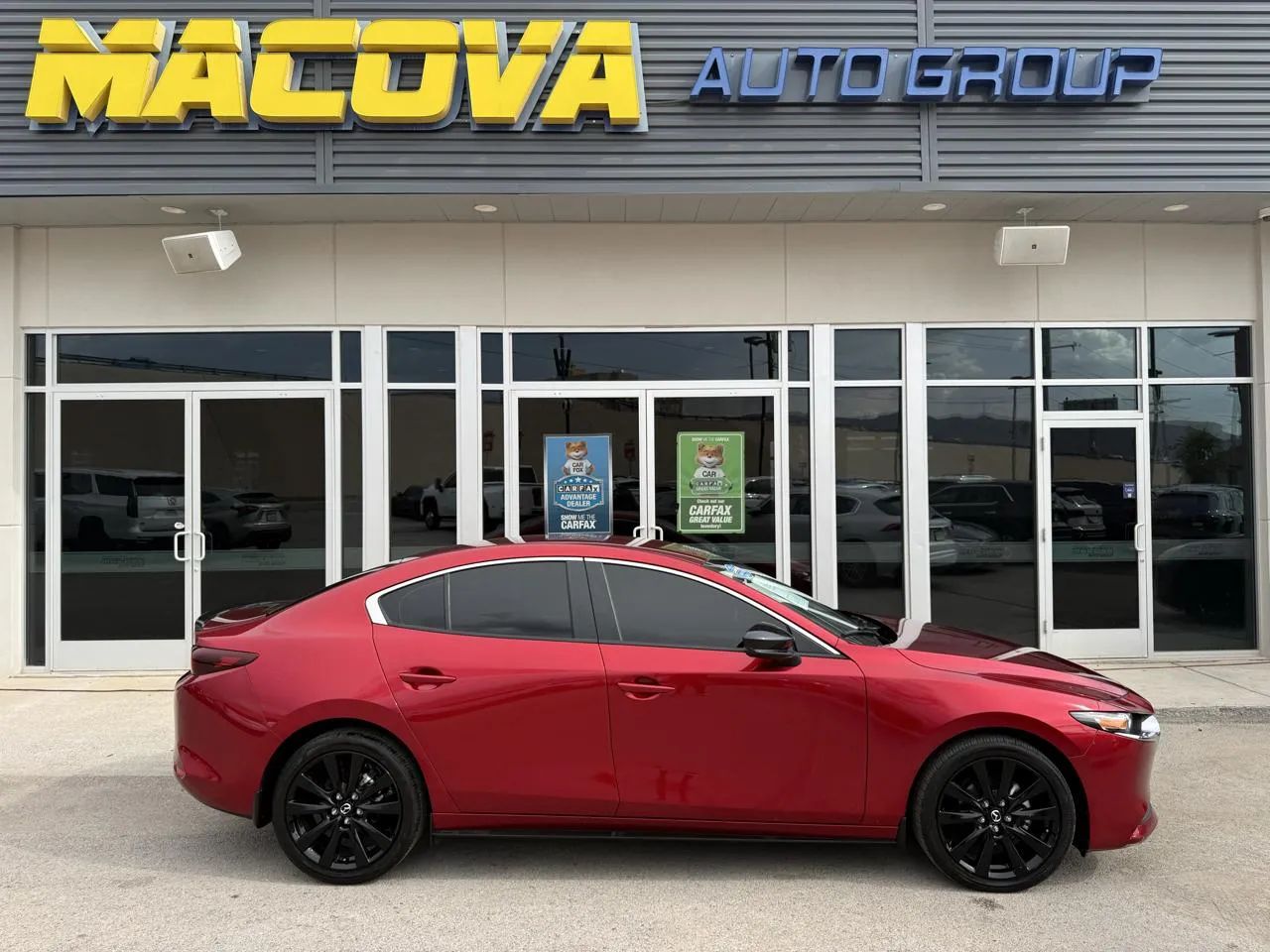 Red 2026 Mazda MAZDA3 Sedan Front-Wheel Drive Automatic