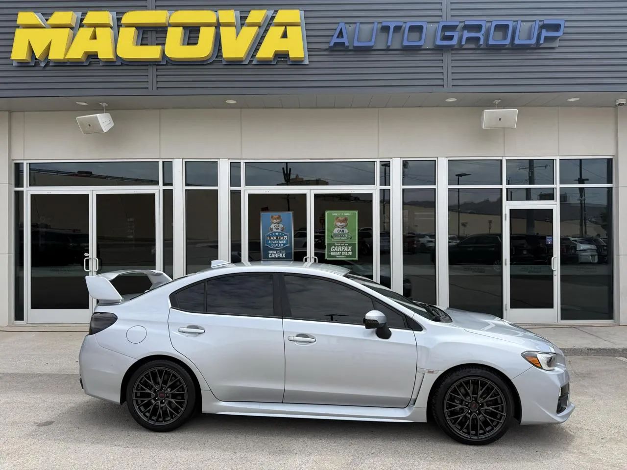 Silver 2016 Subaru WRX STI Sedan All-Wheel Drive 6-Speed Manual