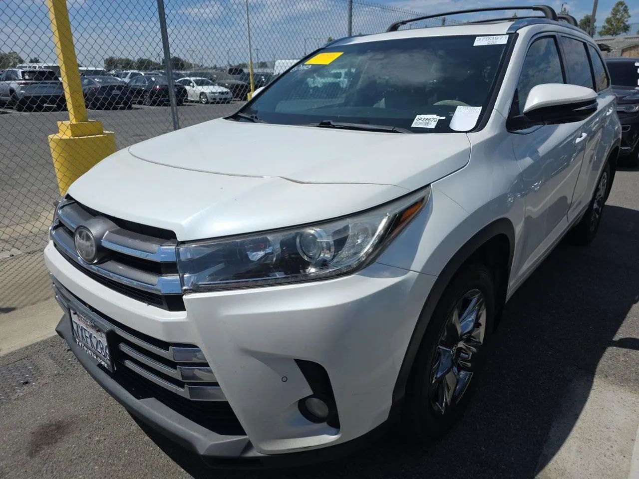 White 2017 Toyota Highlander SUV / Crossover All-Wheel Drive Automatic