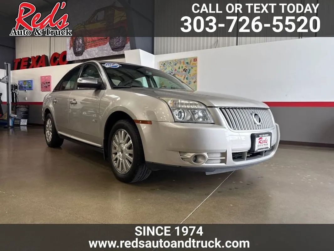 Silver 2008 Mercury Sable Sedan AWD Sedan All-Wheel Drive 6-Speed Automatic