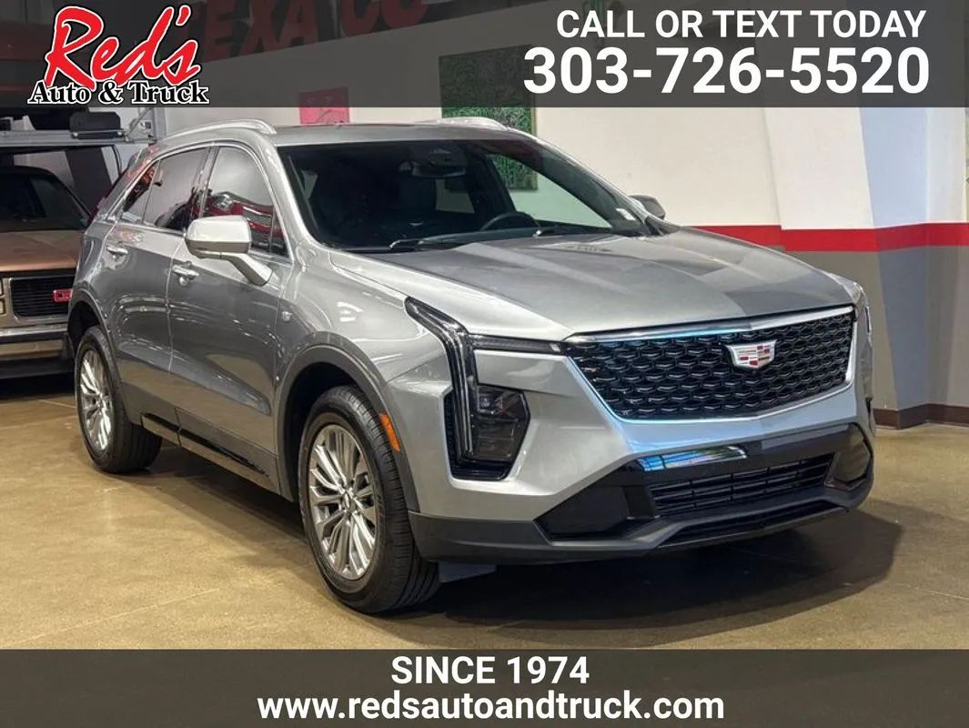 Silver 2025 Cadillac XT4 Premium Luxury AWD SUV / Crossover Four-Wheel Drive 9-Speed Automatic