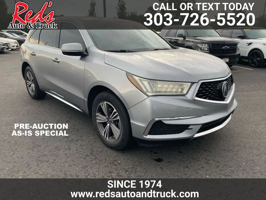 Silver 2017 Acura MDX SH-AWD SUV / Crossover All-Wheel Drive 9-Speed Automatic