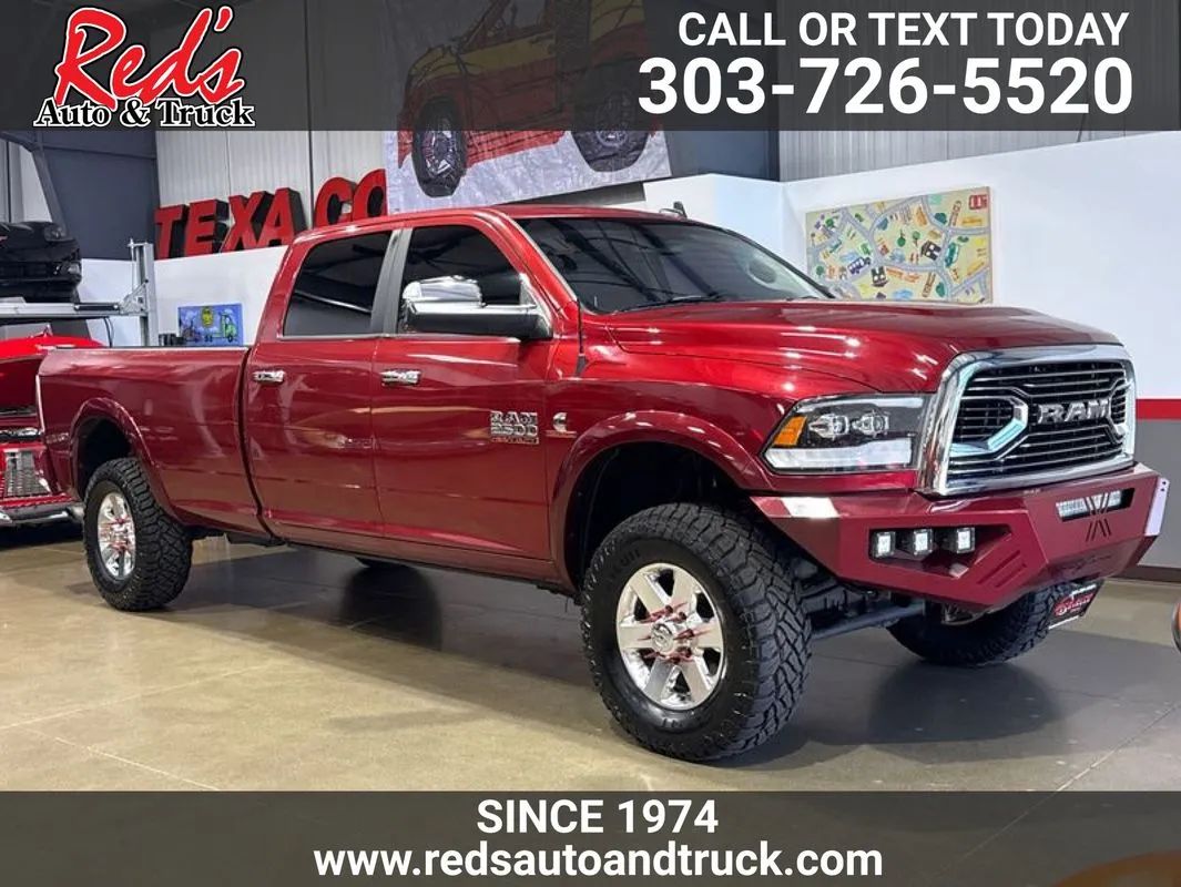 Red 2014 RAM 2500 Pickup Truck Four-Wheel Drive 6-Speed Automatic