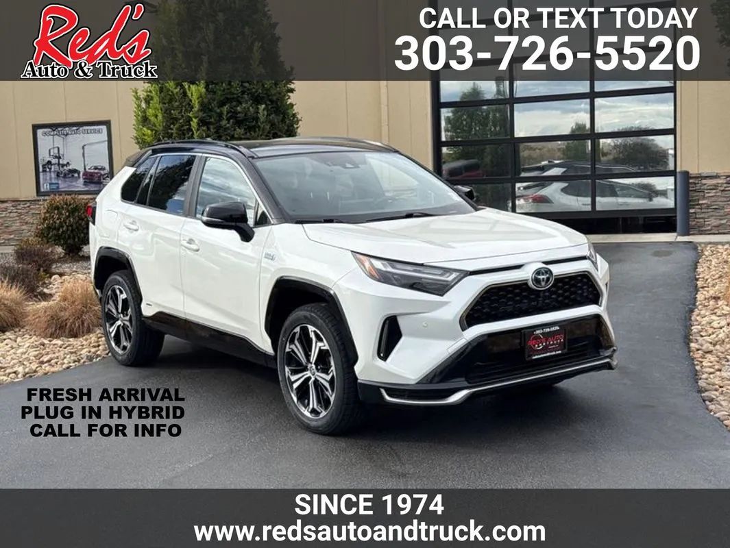 White 2022 Toyota RAV4 Prime SUV / Crossover All-Wheel Drive Continuously Variable Transmission