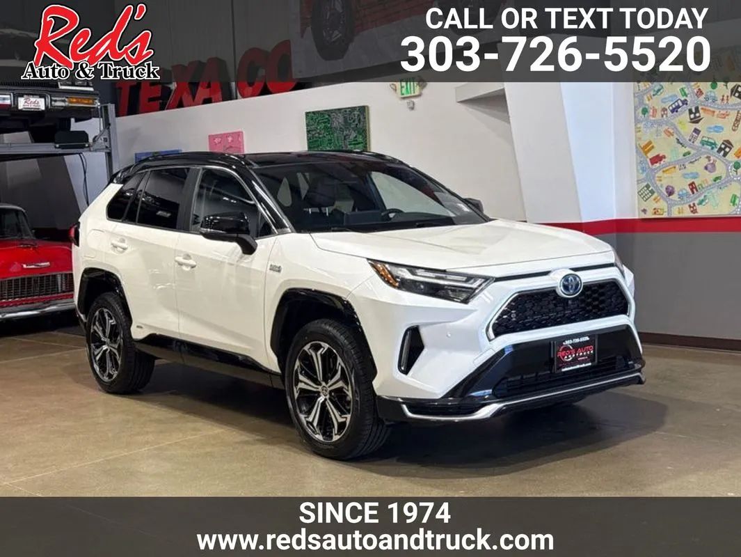 White 2022 Toyota RAV4 Prime SUV / Crossover All-Wheel Drive Continuously Variable Transmission