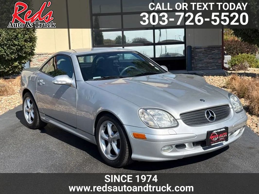 Silver 2003 Mercedes-Benz SLK Convertible Rear-Wheel Drive 5-Speed Automatic