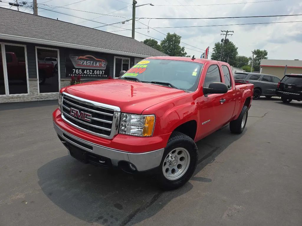 Red 2012 GMC Sierra 1500 Pickup Truck Four-Wheel Drive Automatic