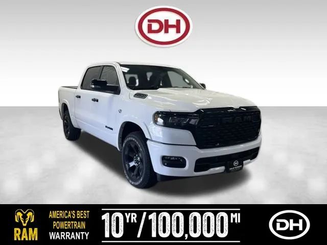 White 2026 RAM 1500 Pickup Truck Four-Wheel Drive 8-Speed Automatic