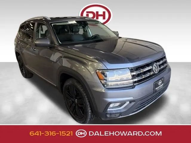 Silver 2019 Volkswagen Atlas SUV / Crossover All-Wheel Drive 8-Speed Automatic