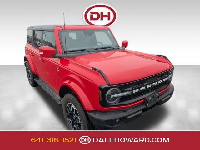 Red 2022 Ford Bronco SUV / Crossover Four-Wheel Drive Automatic