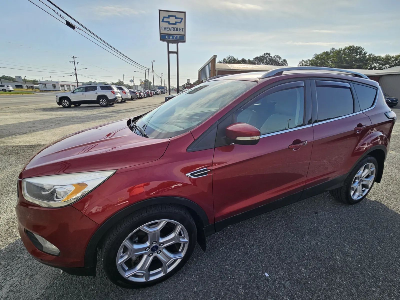 Red 2017 Ford Escape SUV / Crossover Front-Wheel Drive 6-Speed Automatic