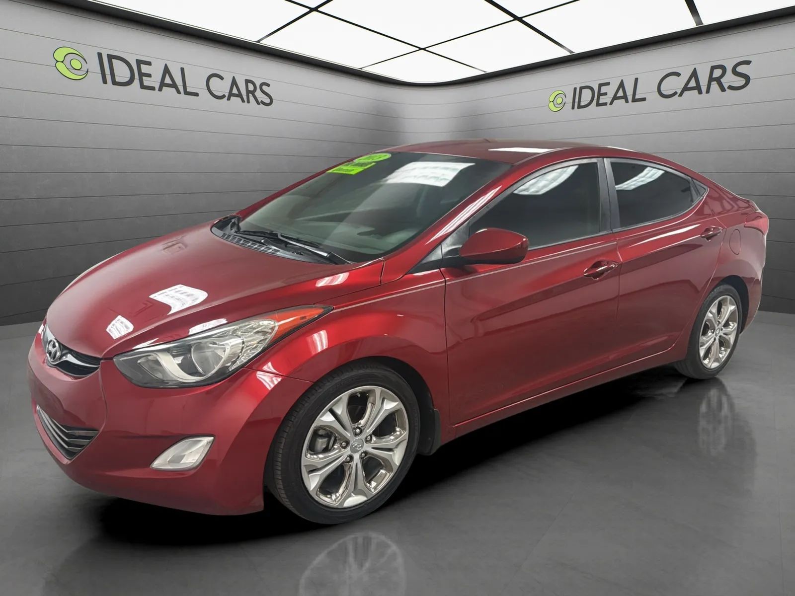 Red 2013 Hyundai Elantra Sedan Front-Wheel Drive Automatic