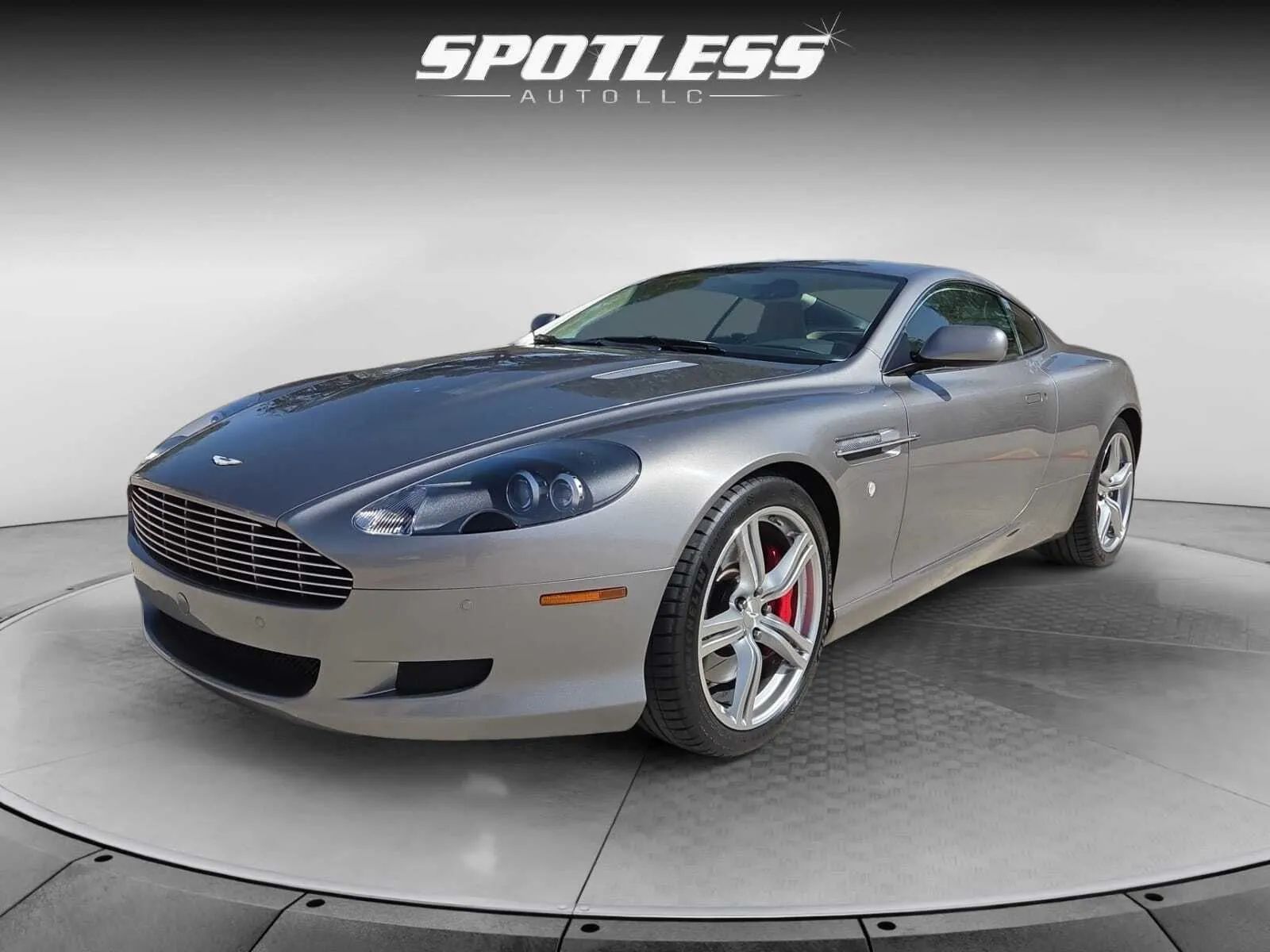 Silver 2007 Aston Martin DB9 Coupe Rear-Wheel Drive 6-Speed Automatic