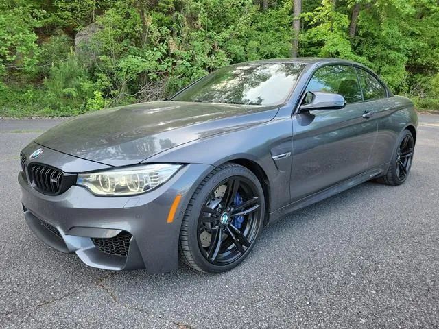 Silver 2016 BMW M4 Convertible RWD Convertible Rear-Wheel Drive 7-Speed Automatic