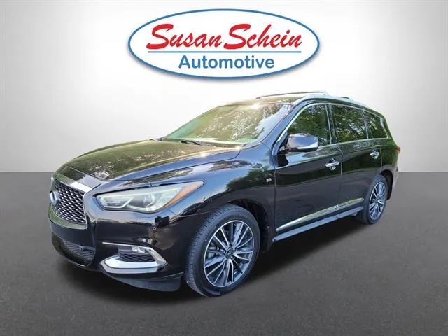 Black 2020 INFINITI QX60 Luxe FWD SUV / Crossover Front-Wheel Drive 7-Speed CVT
