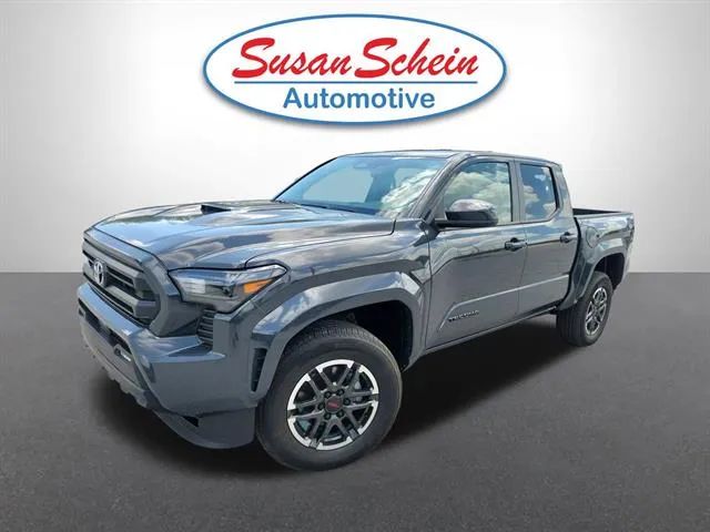 Gray 2025 Toyota Tacoma Pickup Truck Four-Wheel Drive 6-Speed Manual