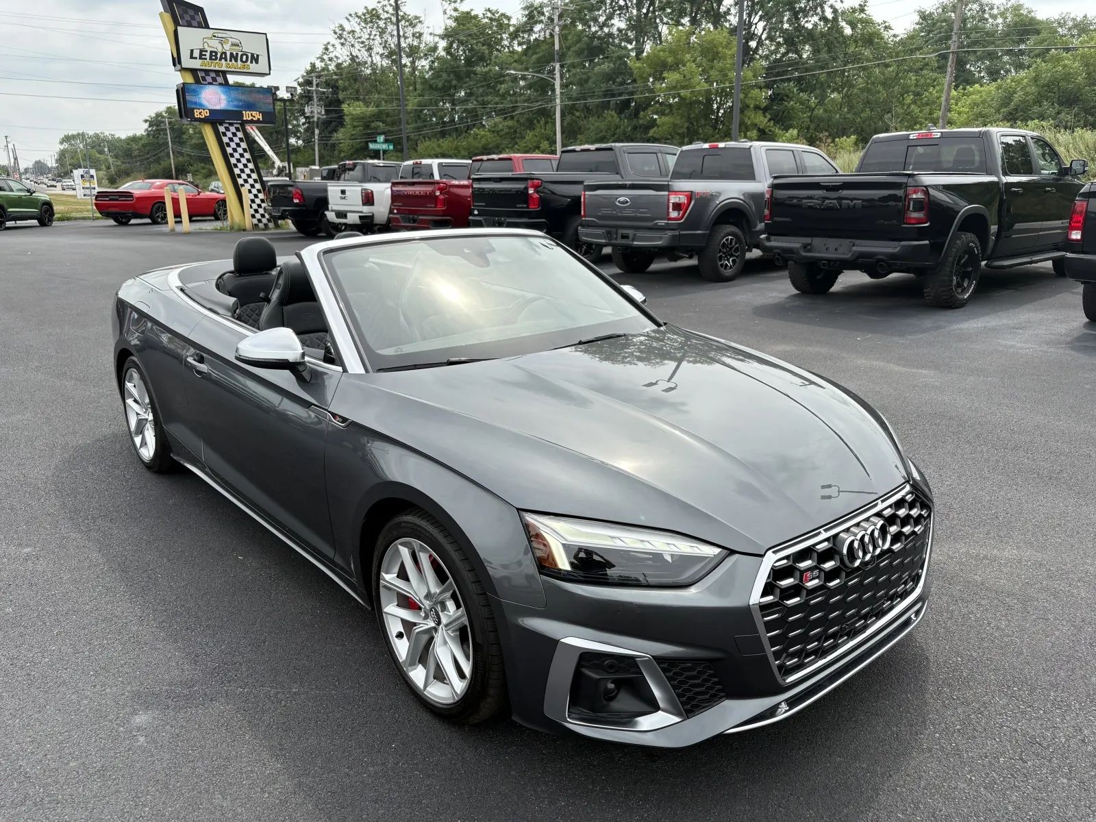Gray 2020 Audi S5 Convertible All-Wheel Drive 8-Speed Automatic