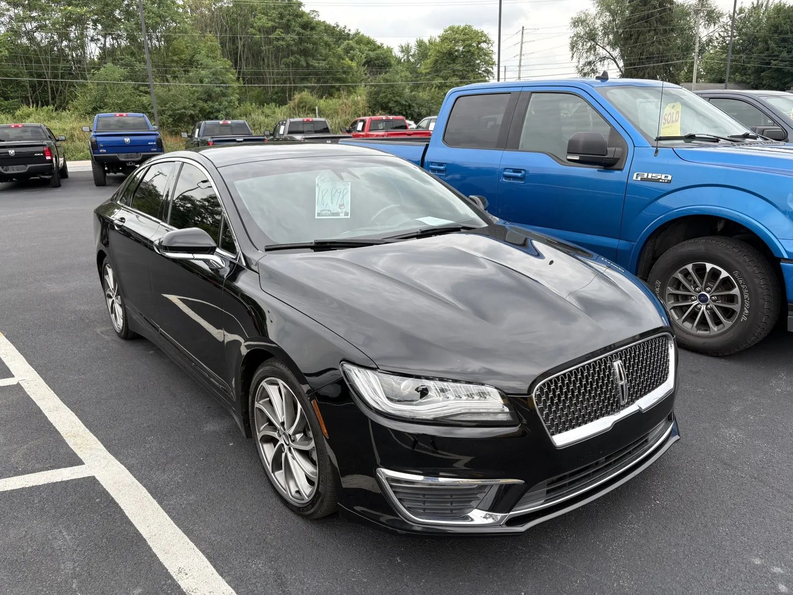 Black 2018 Lincoln MKZ Sedan All-Wheel Drive Automatic
