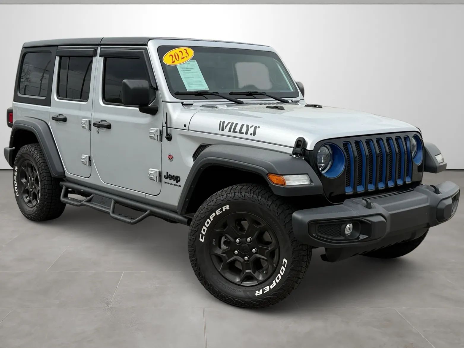 Silver 2023 Jeep Wrangler SUV / Crossover Four-Wheel Drive 8-Speed Automatic