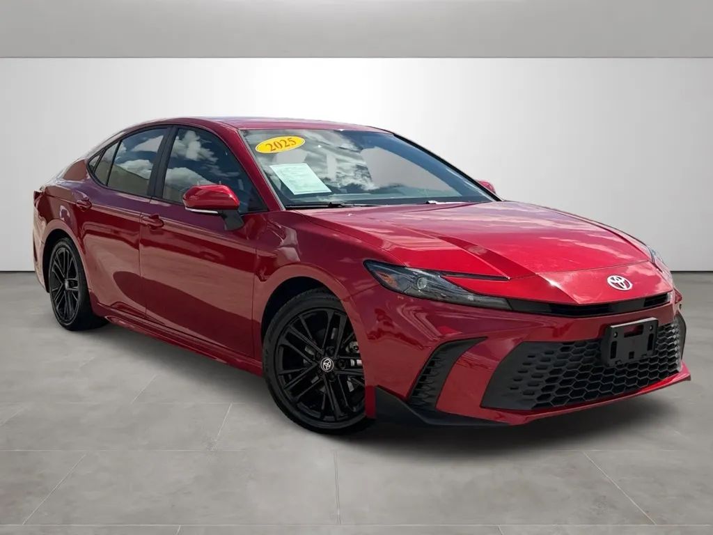 Red 2025 Toyota Camry Sedan  