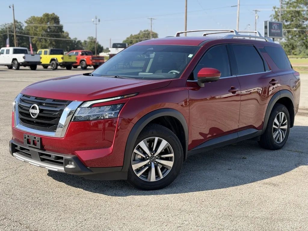 Red 2024 Nissan Pathfinder SUV / Crossover All-Wheel Drive 9-Speed Automatic