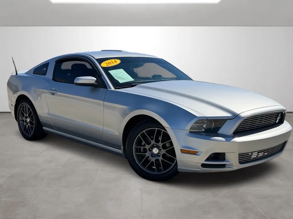 Silver 2014 Ford Mustang Coupe Rear-Wheel Drive 6-Speed Automatic