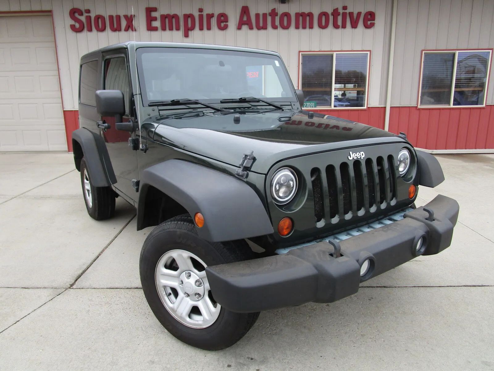 Green 2010 Jeep Wrangler Sport 4WD SUV / Crossover Four-Wheel Drive Manual
