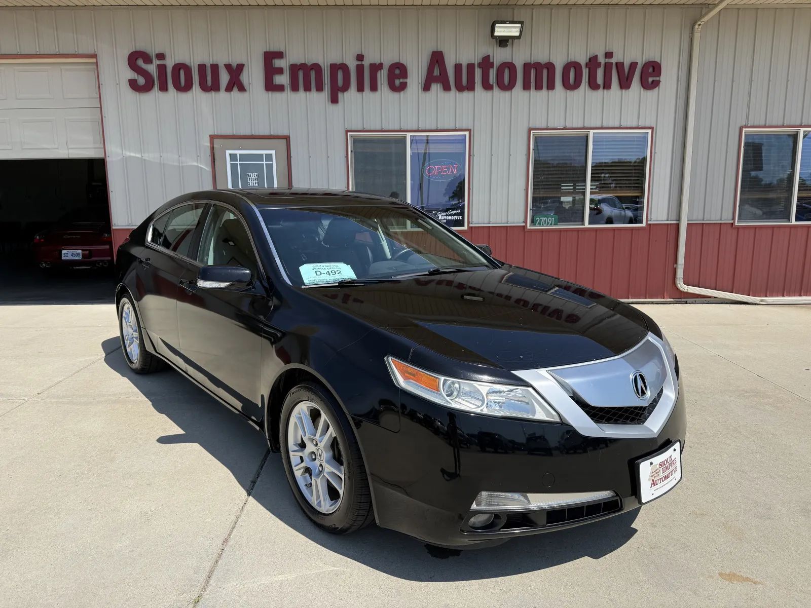 Black 2010 Acura TL Sedan Front-Wheel Drive Automatic