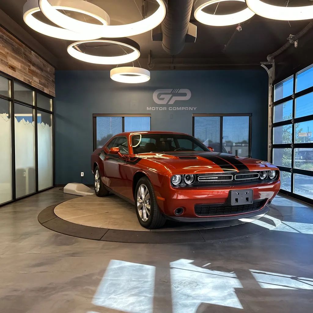 Orange 2022 Dodge Challenger Coupe All-Wheel Drive 8-Speed Automatic
