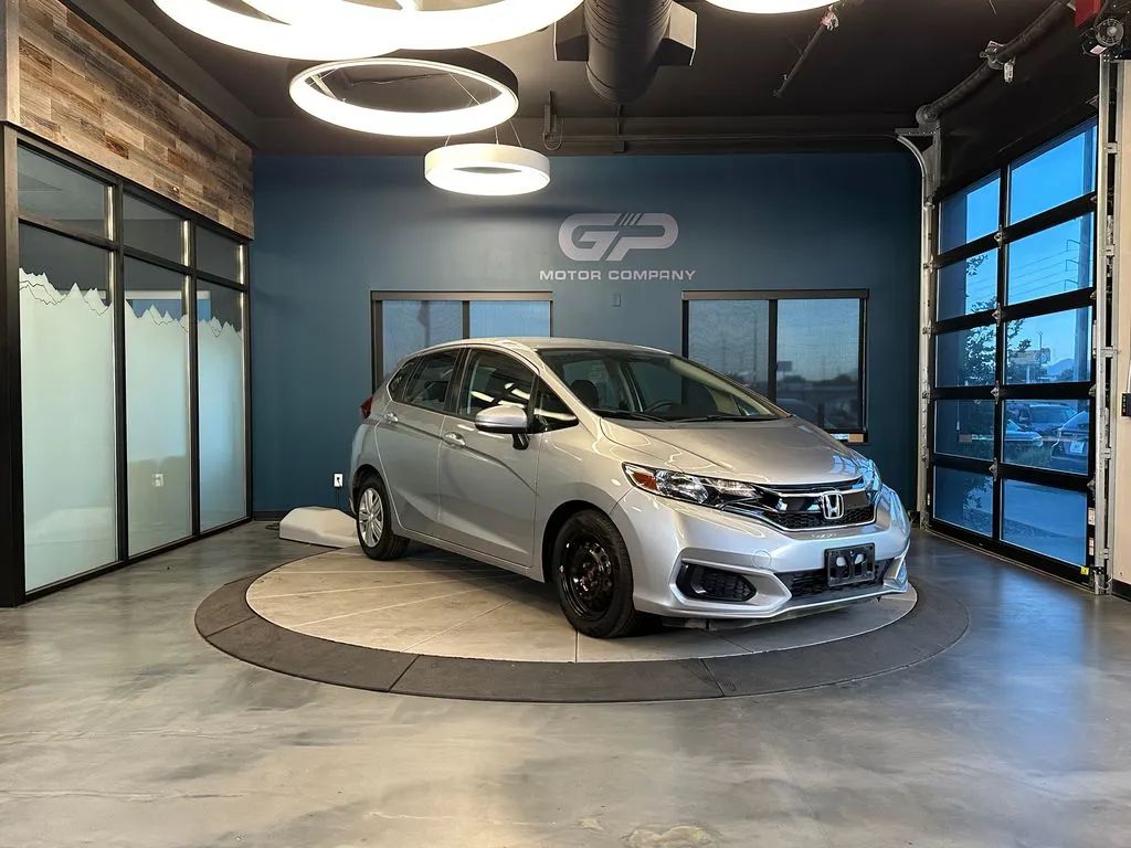 Silver 2019 Honda Fit Hatchback Front-Wheel Drive Continuously Variable Transmission