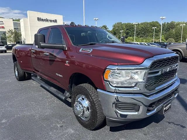 Red 2019 RAM 3500 Pickup Truck Four-Wheel Drive 8-Speed Automatic