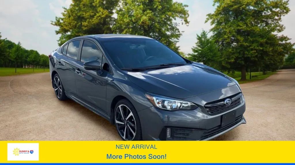 Gray 2021 Subaru Impreza Sedan All-Wheel Drive 7-Speed CVT
